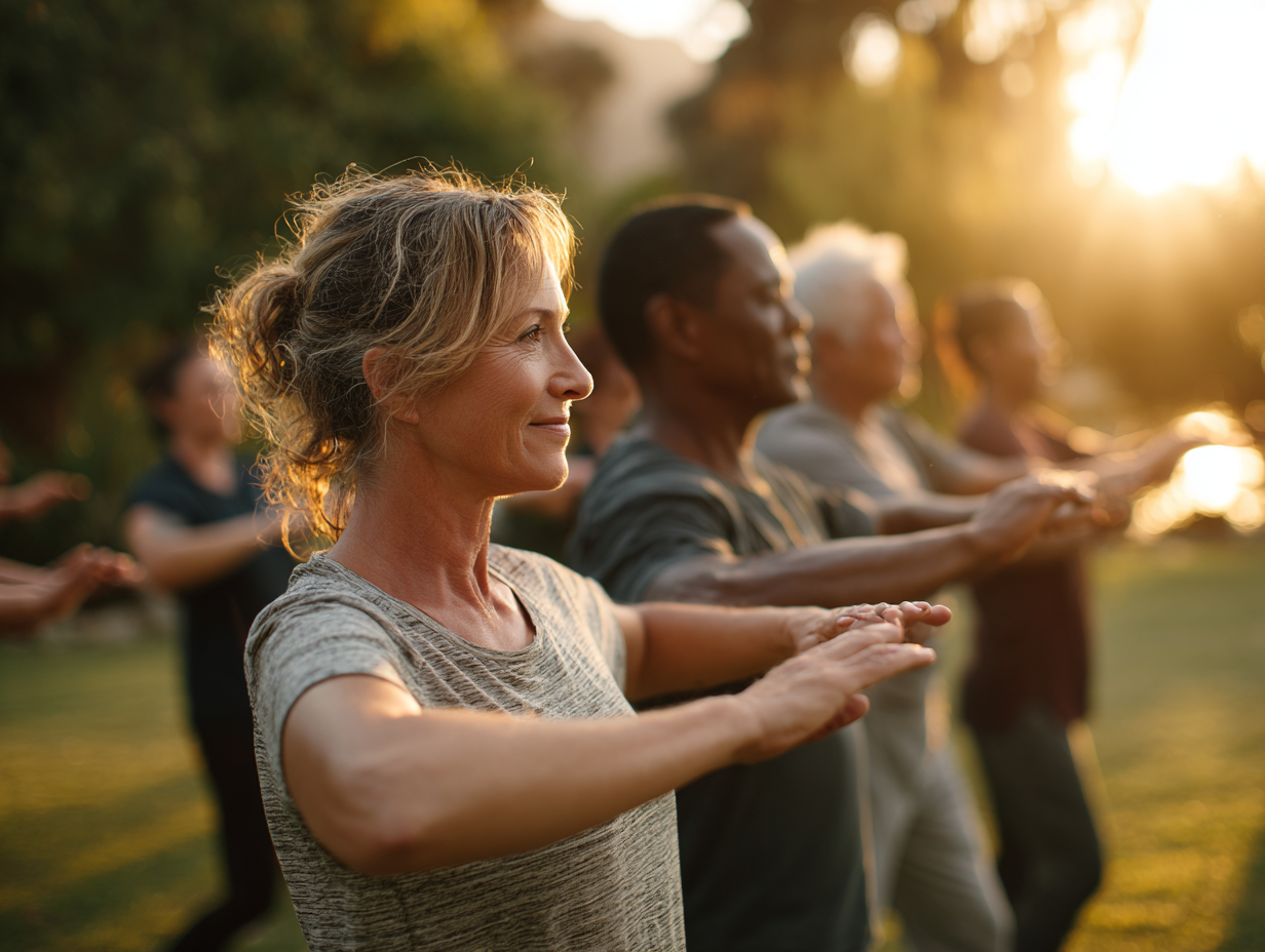 Людина виконує вправи для суглобів